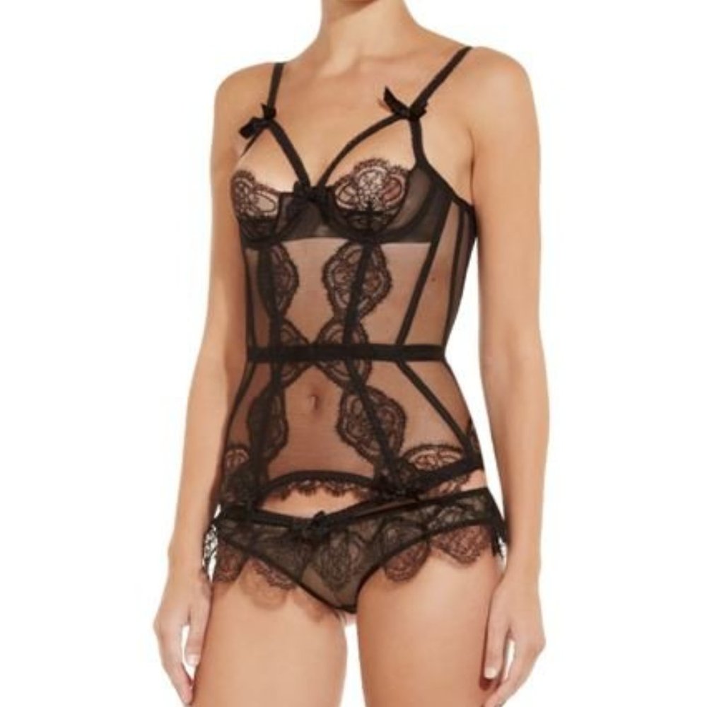 Agent Provocateur Alina basque corset NWT 36C RARE